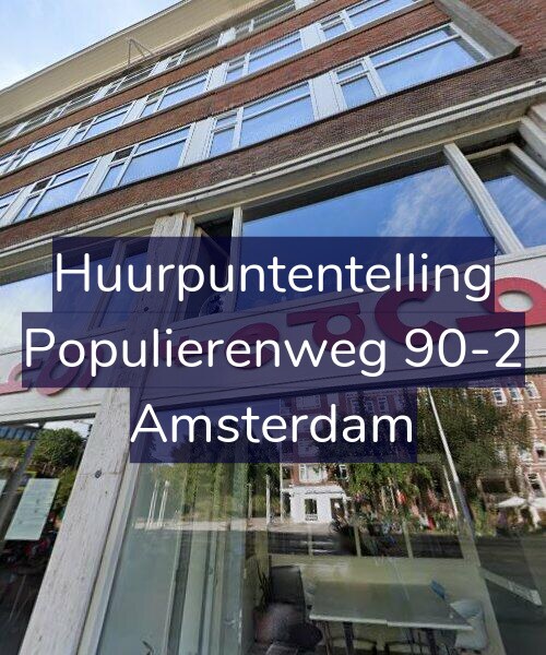 Foto gevel Huurpuntentelling voor Populierenweg 90-2, Amsterdam