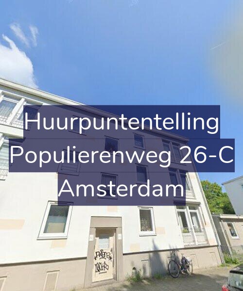 Foto gevel Huurpuntentelling voor Populierenweg 26-C, Amsterdam