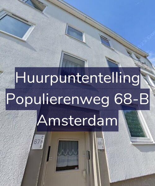 Foto gevel Huurpuntentelling voor Populierenweg 68-B, Amsterdam
