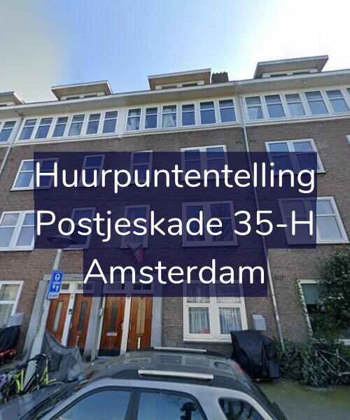 Foto gevel Huurpuntentelling voor Postjeskade 35-H, Amsterdam
