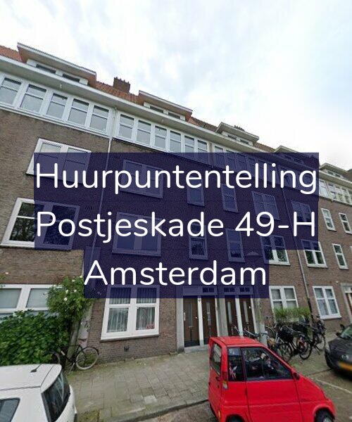 Foto gevel Huurpuntentelling voor Postjeskade 49-H, Amsterdam