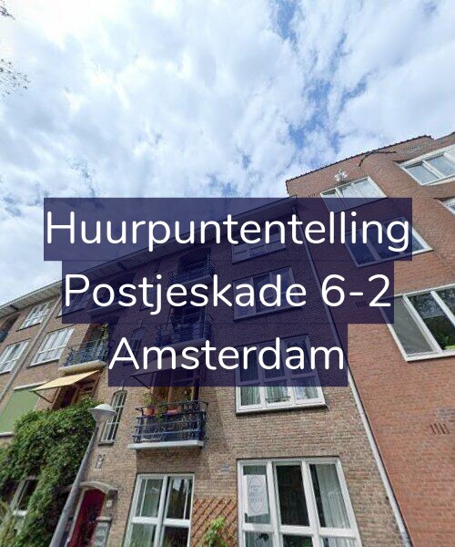 Foto gevel Huurpuntentelling voor Postjeskade 6-2, Amsterdam
