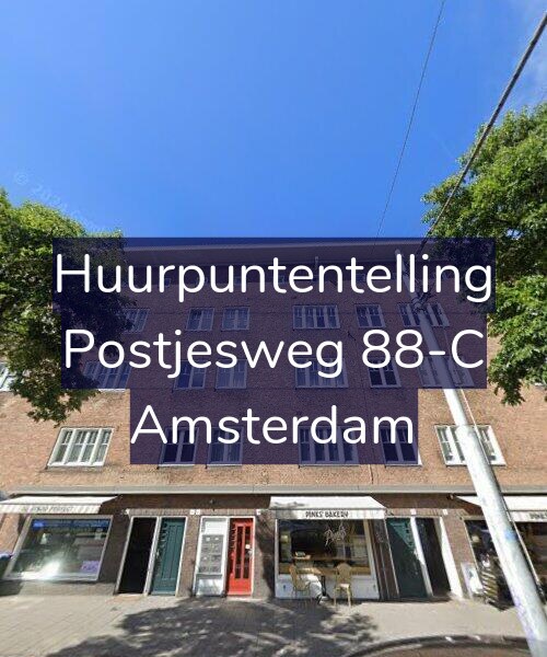 Foto gevel Huurpuntentelling voor Postjesweg 88-C, Amsterdam