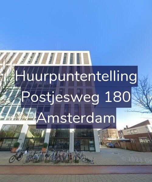 Foto gevel Huurpuntentelling voor Postjesweg 180, Amsterdam