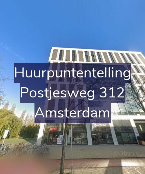 Foto gevel Huurpuntentelling voor Postjesweg 312, Amsterdam