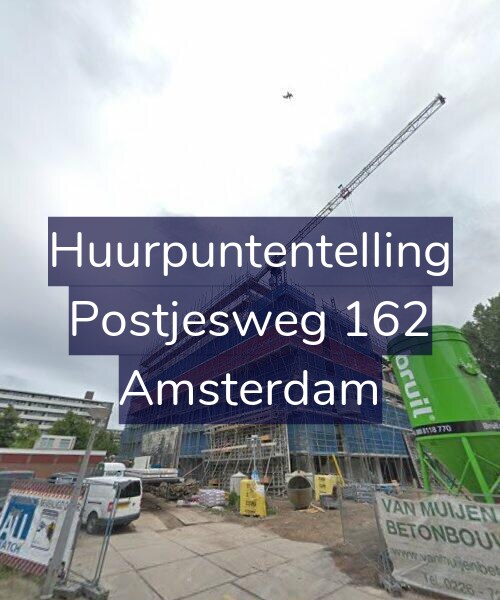 Foto gevel Huurpuntentelling voor Postjesweg 162, Amsterdam