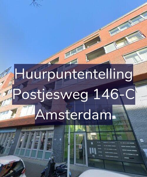 Foto gevel Huurpuntentelling voor Postjesweg 146-C, Amsterdam