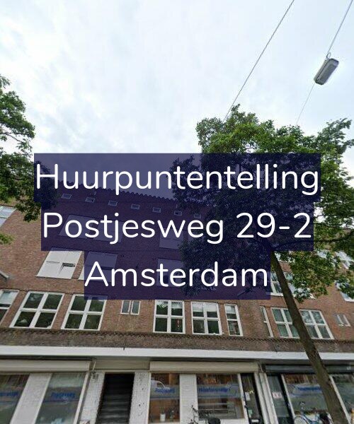 Foto gevel Huurpuntentelling voor Postjesweg 29-2, Amsterdam