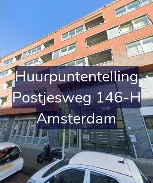 Foto gevel Huurpuntentelling voor Postjesweg 146-H, Amsterdam