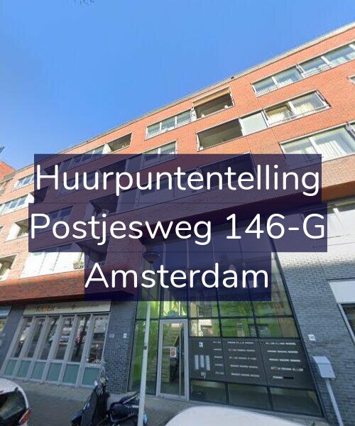 Foto gevel Huurpuntentelling voor Postjesweg 146-G, Amsterdam