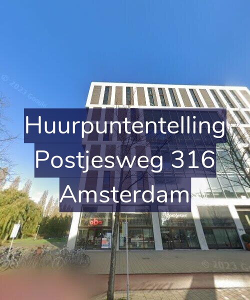 Foto gevel Huurpuntentelling voor Postjesweg 316, Amsterdam