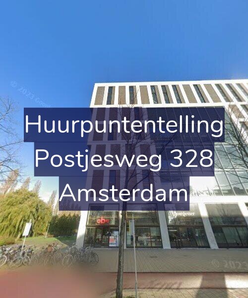 Foto gevel Huurpuntentelling voor Postjesweg 328, Amsterdam