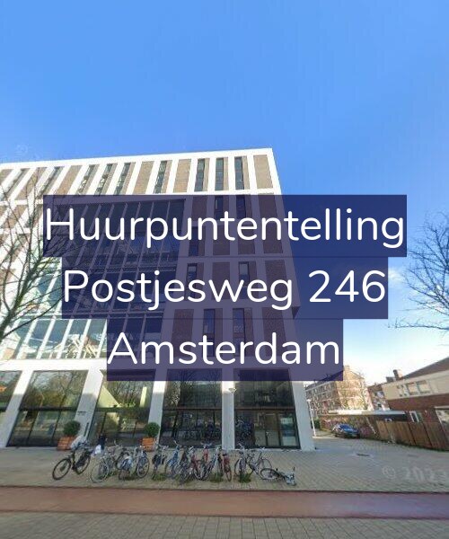 Foto gevel Huurpuntentelling voor Postjesweg 246, Amsterdam