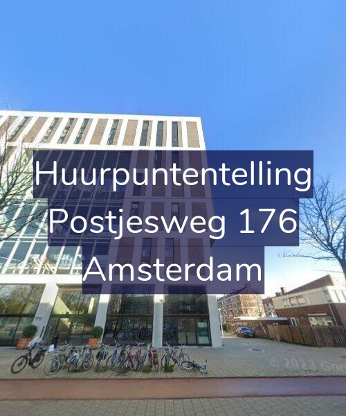 Foto gevel Huurpuntentelling voor Postjesweg 176, Amsterdam