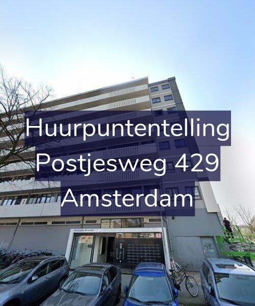 Foto gevel Huurpuntentelling voor Postjesweg 429, Amsterdam