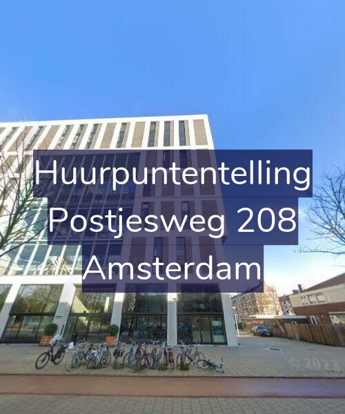 Foto gevel Huurpuntentelling voor Postjesweg 208, Amsterdam