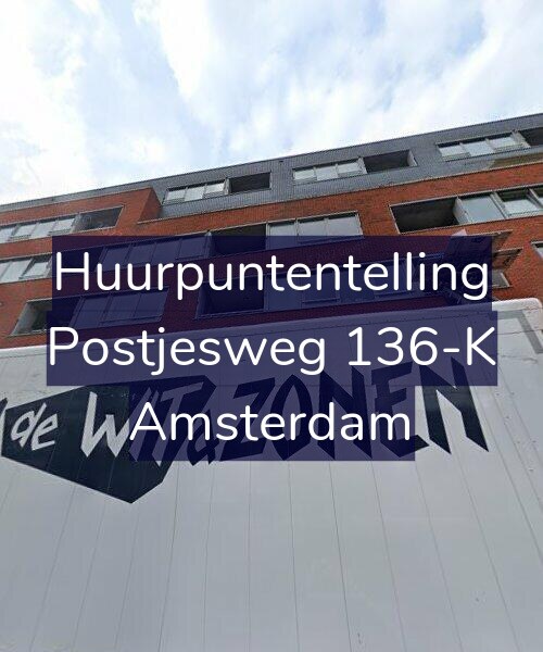 Foto gevel Huurpuntentelling voor Postjesweg 136-K, Amsterdam