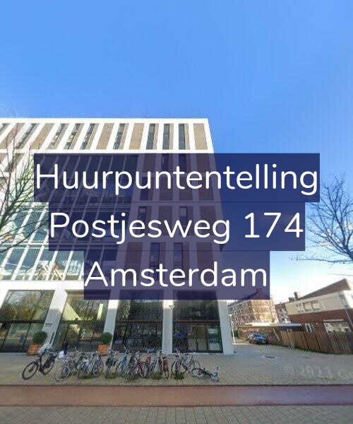 Foto gevel Huurpuntentelling voor Postjesweg 174, Amsterdam