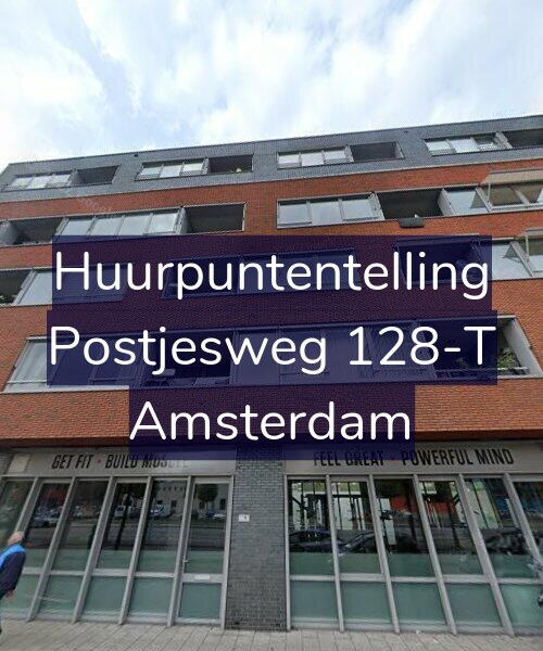 Foto gevel Huurpuntentelling voor Postjesweg 128-T, Amsterdam