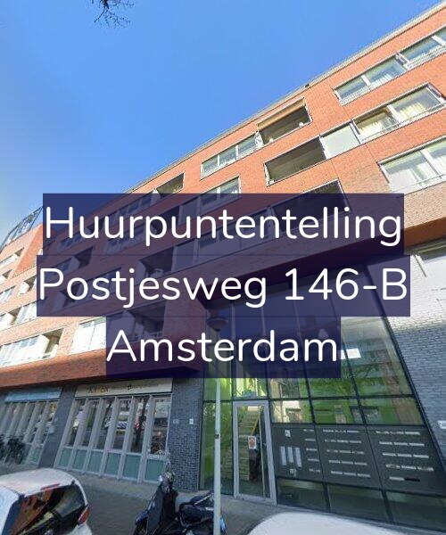 Foto gevel Huurpuntentelling voor Postjesweg 146-B, Amsterdam