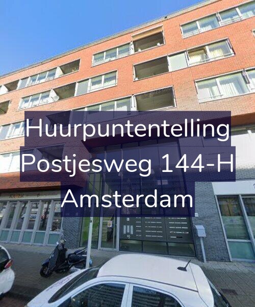 Foto gevel Huurpuntentelling voor Postjesweg 144-H, Amsterdam
