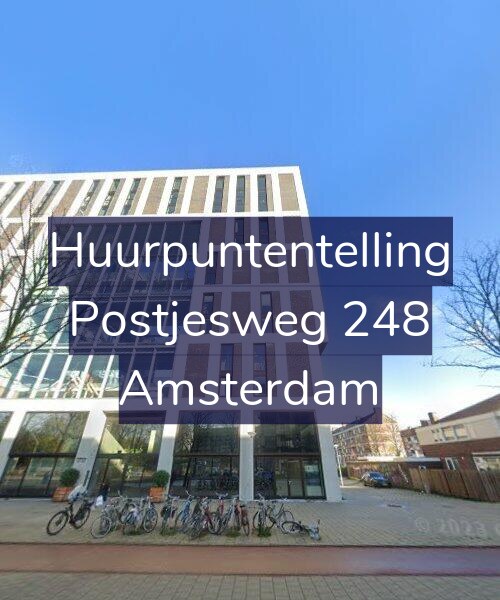 Foto gevel Huurpuntentelling voor Postjesweg 248, Amsterdam