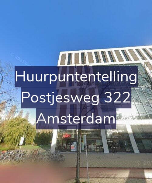 Foto gevel Huurpuntentelling voor Postjesweg 322, Amsterdam