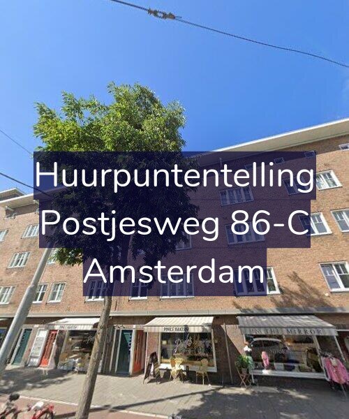 Foto gevel Huurpuntentelling voor Postjesweg 86-C, Amsterdam