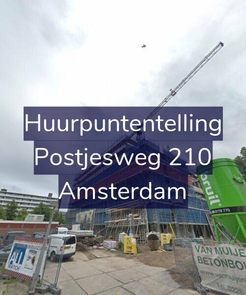 Foto gevel Huurpuntentelling voor Postjesweg 210, Amsterdam