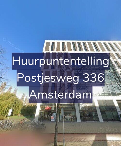 Foto gevel Huurpuntentelling voor Postjesweg 336, Amsterdam