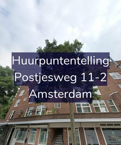 Foto gevel Huurpuntentelling voor Postjesweg 11-2, Amsterdam