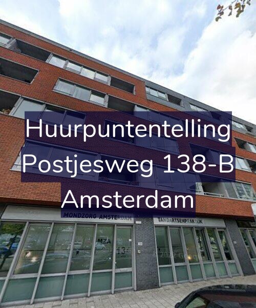 Foto gevel Huurpuntentelling voor Postjesweg 138-B, Amsterdam