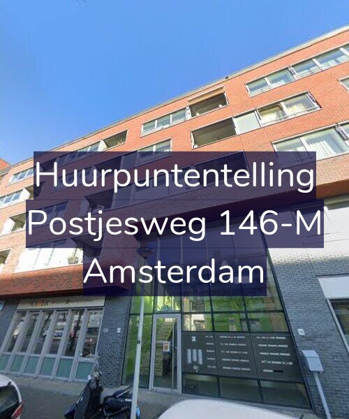 Foto gevel Huurpuntentelling voor Postjesweg 146-M, Amsterdam