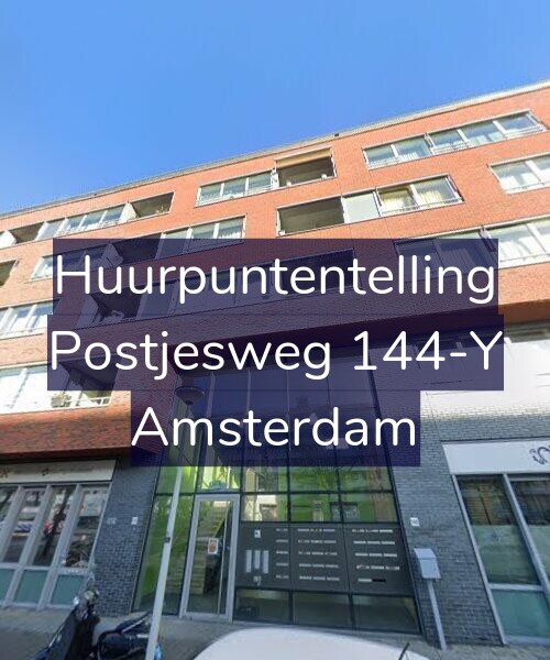 Foto gevel Huurpuntentelling voor Postjesweg 144-Y, Amsterdam