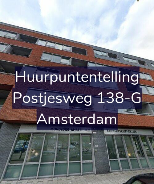 Foto gevel Huurpuntentelling voor Postjesweg 138-G, Amsterdam