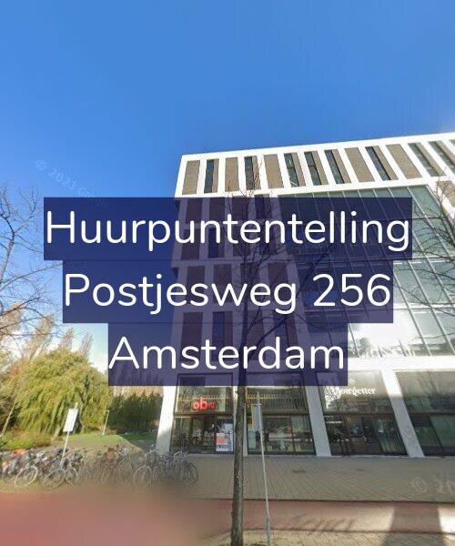 Foto gevel Huurpuntentelling voor Postjesweg 256, Amsterdam