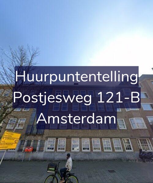 Foto gevel Huurpuntentelling voor Postjesweg 121-B, Amsterdam