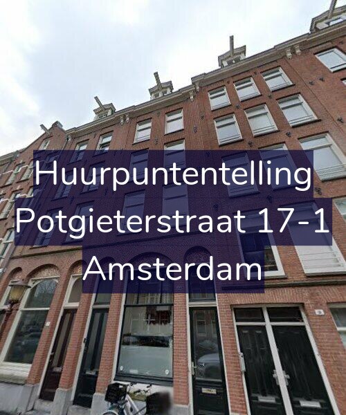 Foto gevel Huurpuntentelling voor Potgieterstraat 17-1, Amsterdam