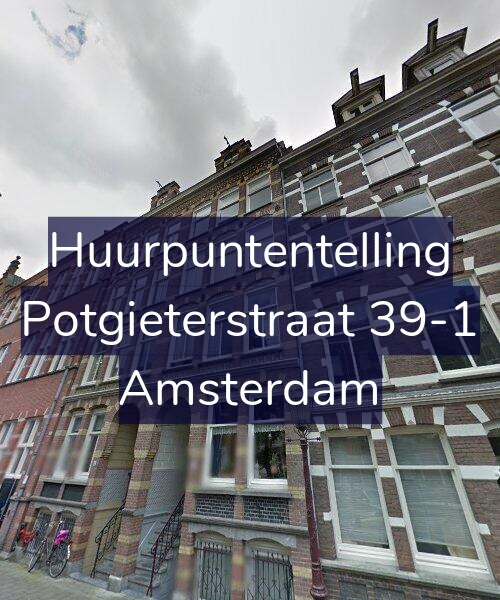 Foto gevel Huurpuntentelling voor Potgieterstraat 39-1, Amsterdam