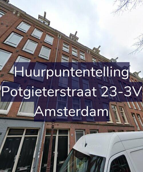 Foto gevel Huurpuntentelling voor Potgieterstraat 23-3V, Amsterdam