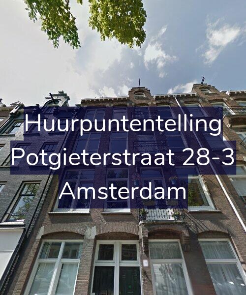 Foto gevel Huurpuntentelling voor Potgieterstraat 28-3, Amsterdam