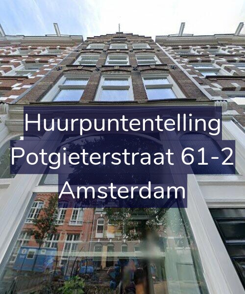 Foto gevel Huurpuntentelling voor Potgieterstraat 61-2, Amsterdam