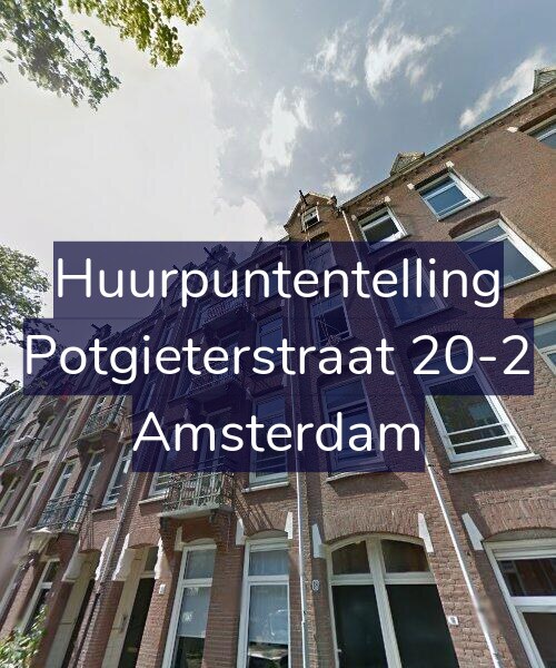 Foto gevel Huurpuntentelling voor Potgieterstraat 20-2, Amsterdam