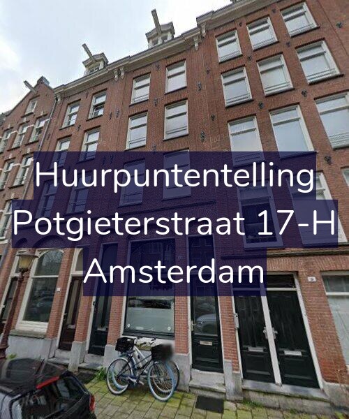 Foto gevel Huurpuntentelling voor Potgieterstraat 17-H, Amsterdam