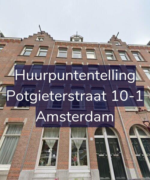 Foto gevel Huurpuntentelling voor Potgieterstraat 10-1, Amsterdam