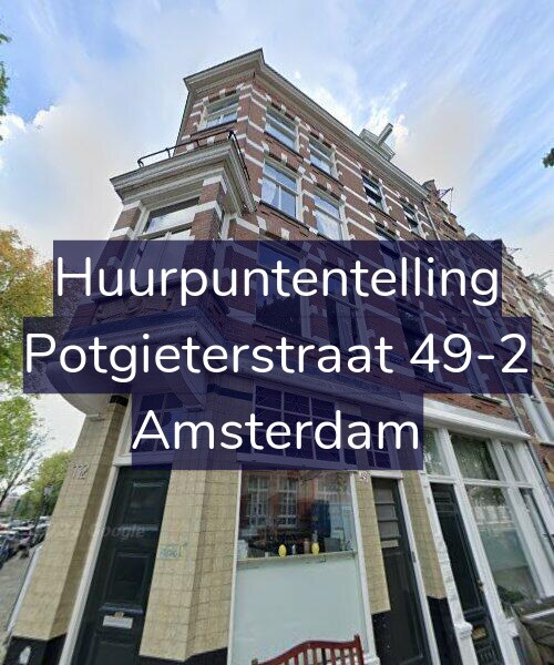 Foto gevel Huurpuntentelling voor Potgieterstraat 49-2, Amsterdam
