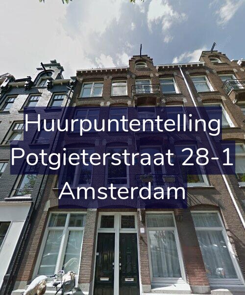 Foto gevel Huurpuntentelling voor Potgieterstraat 28-1, Amsterdam