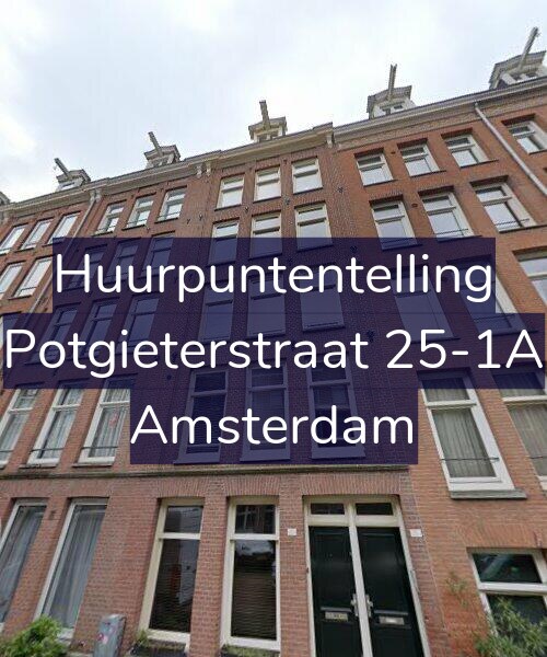 Foto gevel Huurpuntentelling voor Potgieterstraat 25-1A, Amsterdam