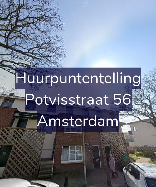 Foto gevel Huurpuntentelling voor Potvisstraat 56, Amsterdam