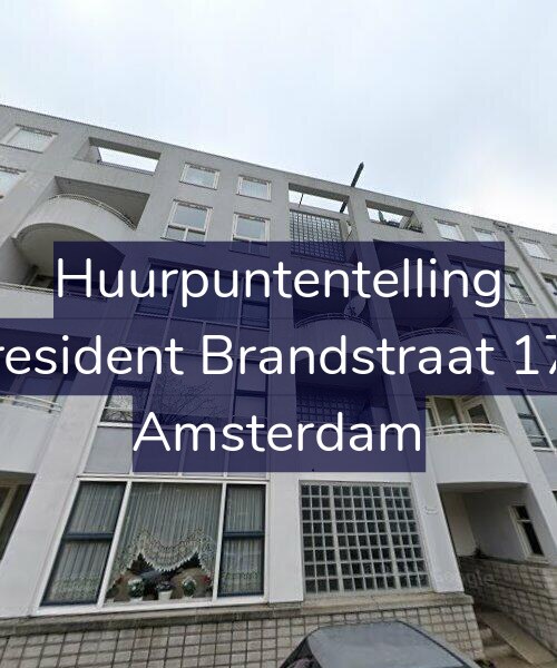 Foto gevel Huurpuntentelling voor President Brandstraat 174, Amsterdam